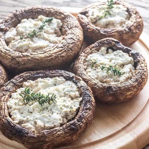 Champignons farcis au boursin