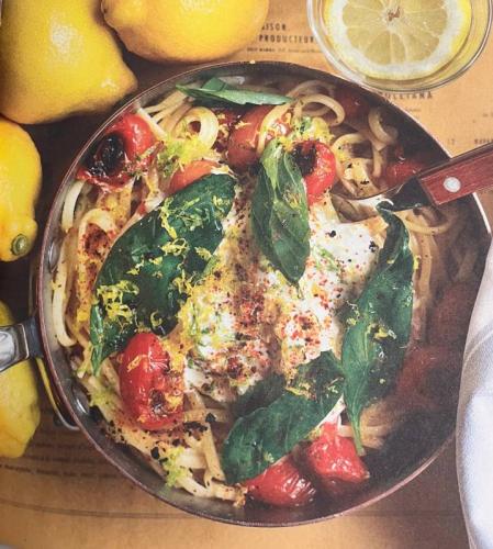 Pâtes citron & stracciatella