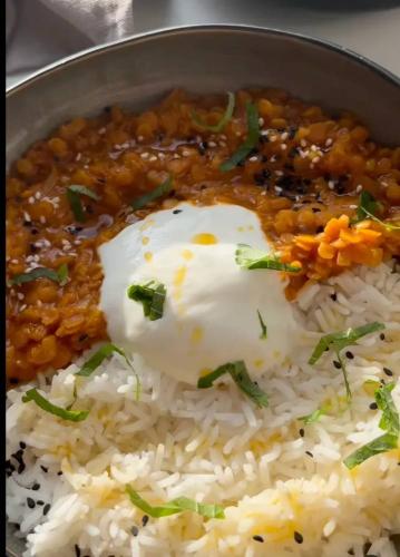 Dahl de lentilles corail