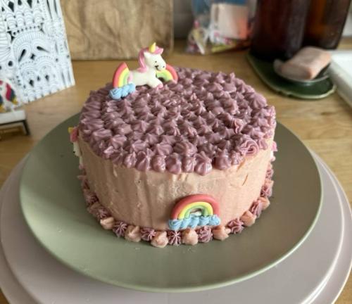 Molly cake chocolat + ganache chocolat blanc